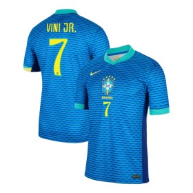 Nogometni Dresovi Brazil Vini JR 7 Gostujući 2024 Kratkih Rukava